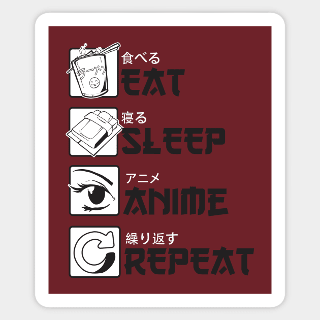 Anime  Routine Sticker by LR_Collections